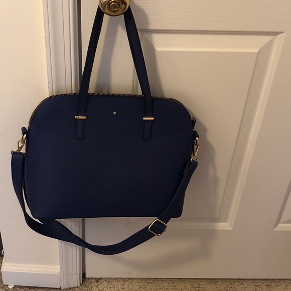 Handbags - Blue dome handbag